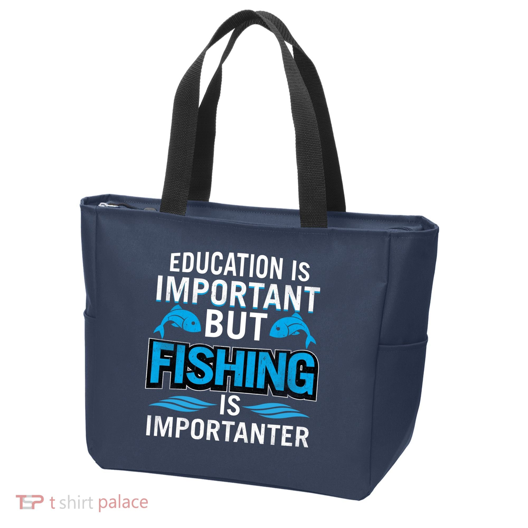 Fishing Is Important Tote Bag