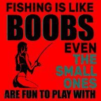 Fishing Is like Boobs Even The Small One Are Fun To Play With Santa Hat thumb 1