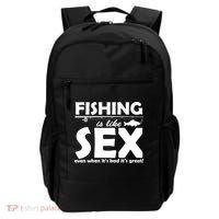 Fishing Is like Sex Backpack thumb 0