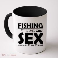 Fishing Is like Sex Coffee Mug thumb 0