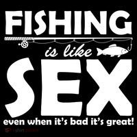 Fishing Is like Sex Ornament thumb 1