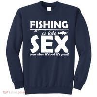 Fishing Is like Sex Sweatshirt thumb 0