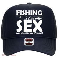 Fishing Is like Sex Hat thumb 0