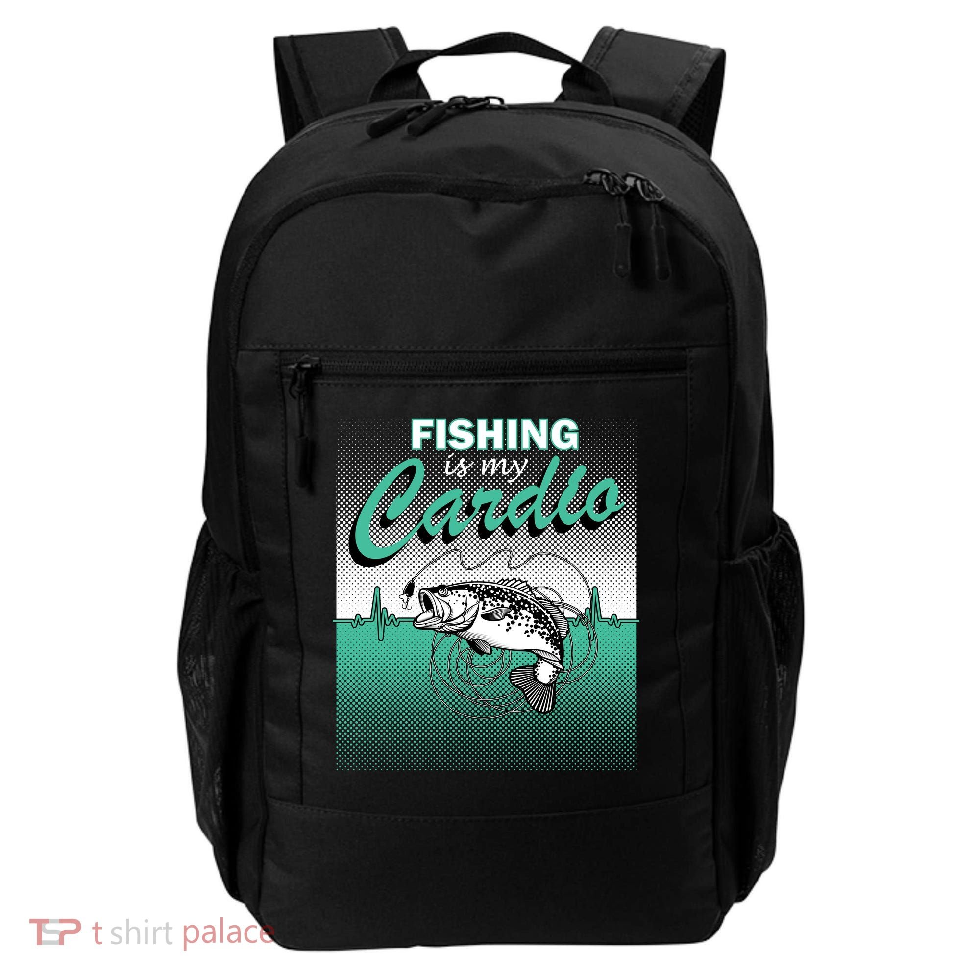 Fishing Is My Cardio Backpack