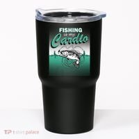 Fishing Is My Cardio Tumbler thumb 0