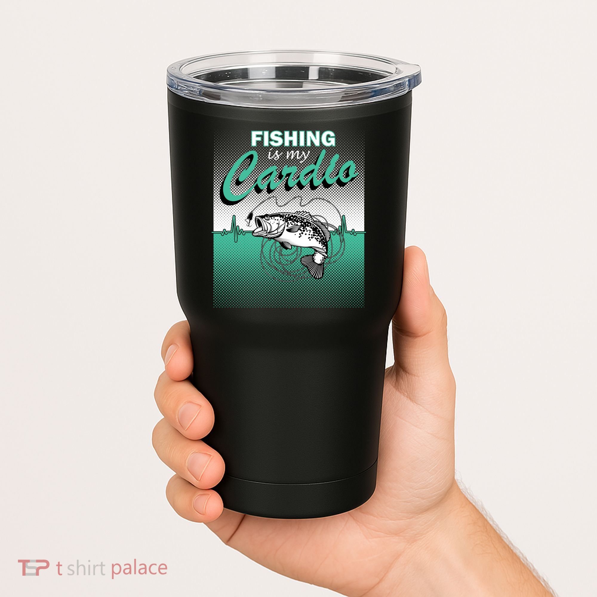Fishing Is My Cardio Tumbler