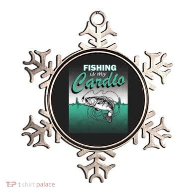 Fishing Is My Cardio Ornament