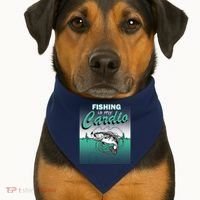 Fishing Is My Cardio USA-Made Doggie Bandana thumb 1