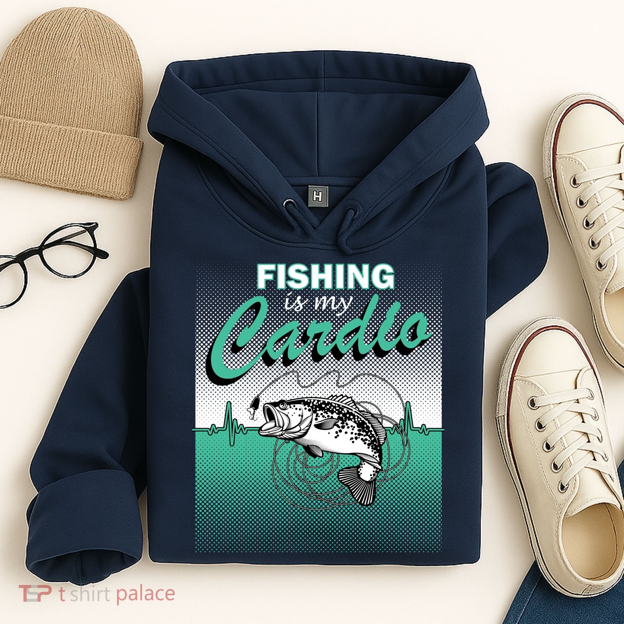 Fishing Is My Cardio Hoodie