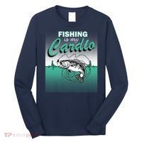Fishing Is My Cardio Long Sleeve Shirt thumb 0