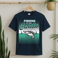 Fishing Is My Cardio T-Shirt thumb 2