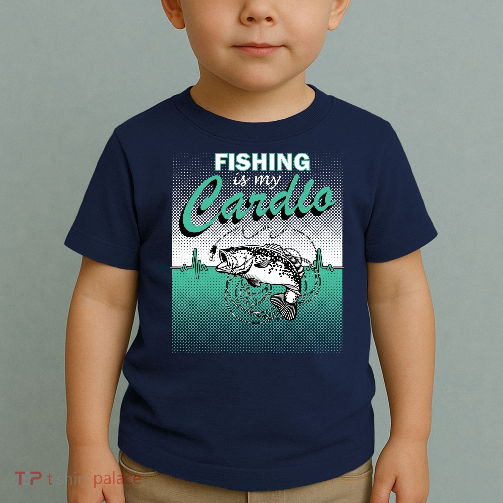 Fishing Is My Cardio Toddler T-Shirt
