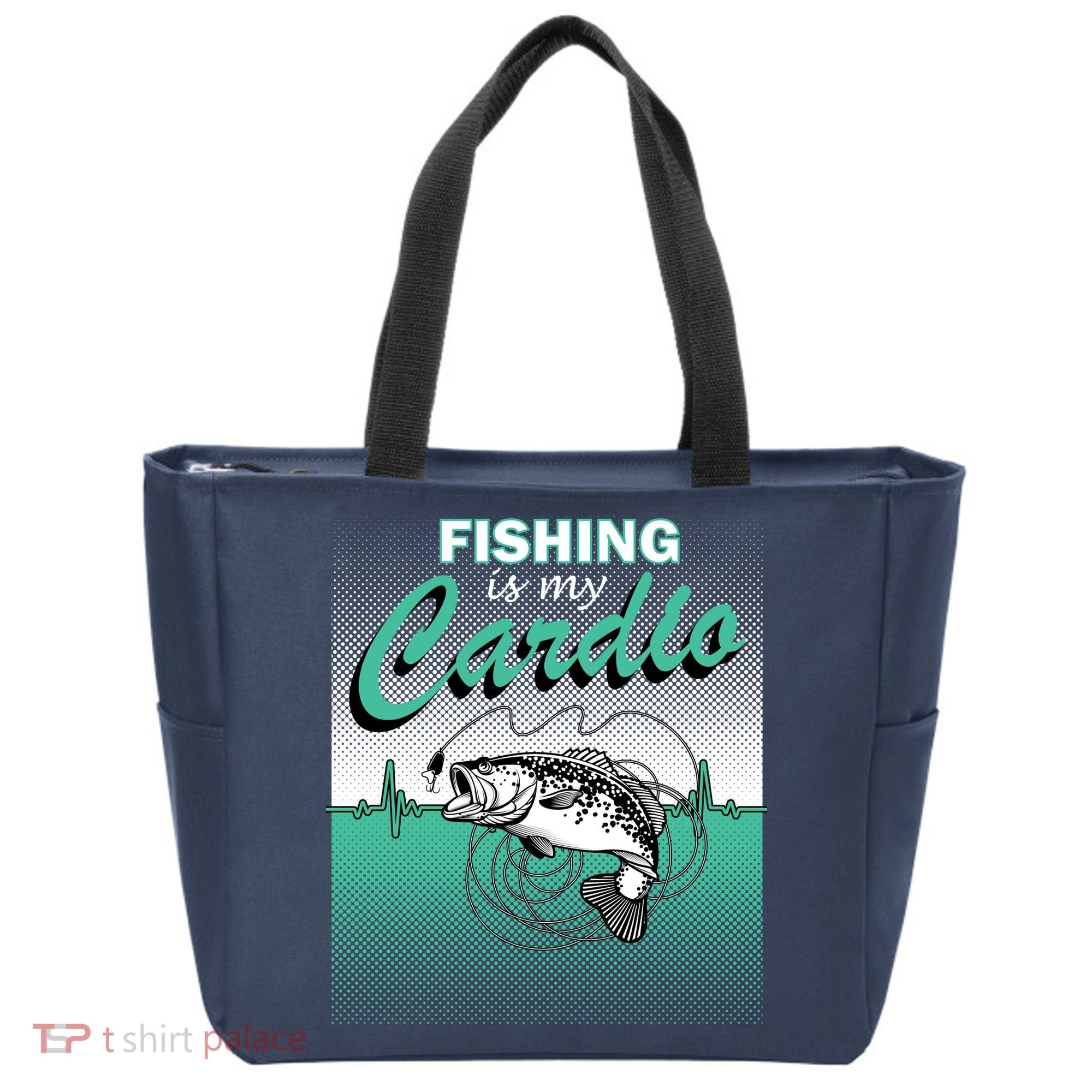 Fishing Is My Cardio Tote Bag