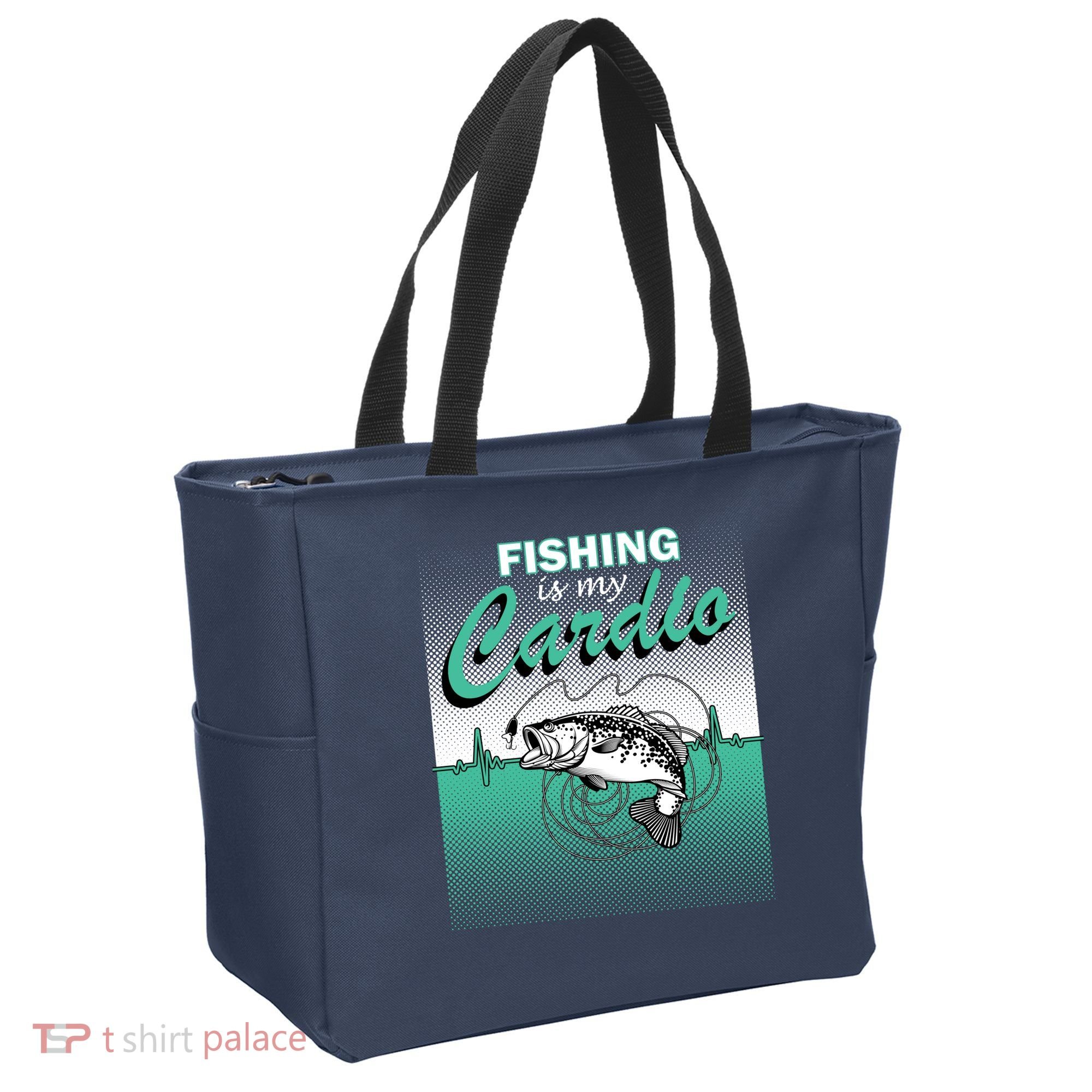 Fishing Is My Cardio Tote Bag