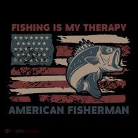Fishing Is My Therapy American Fisherman Coffee Mug thumb 5