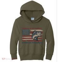 Fishing Is My Therapy American Fisherman Kids Hoodie thumb 0