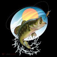 Fishing Leaping Bass  Coffee Mug thumb 5