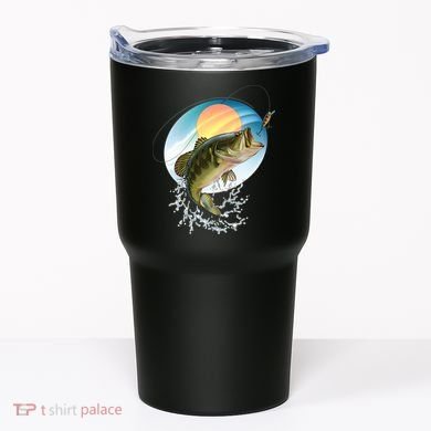 Fishing Leaping Bass  Tumbler