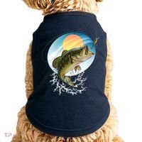 Fishing Leaping Bass  Doggie Tank thumb 0