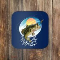 Fishing Leaping Bass  Coaster thumb 0