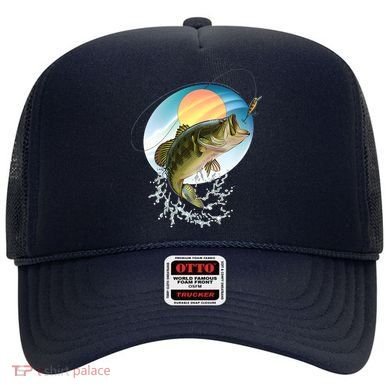 Fishing Leaping Bass  Hat