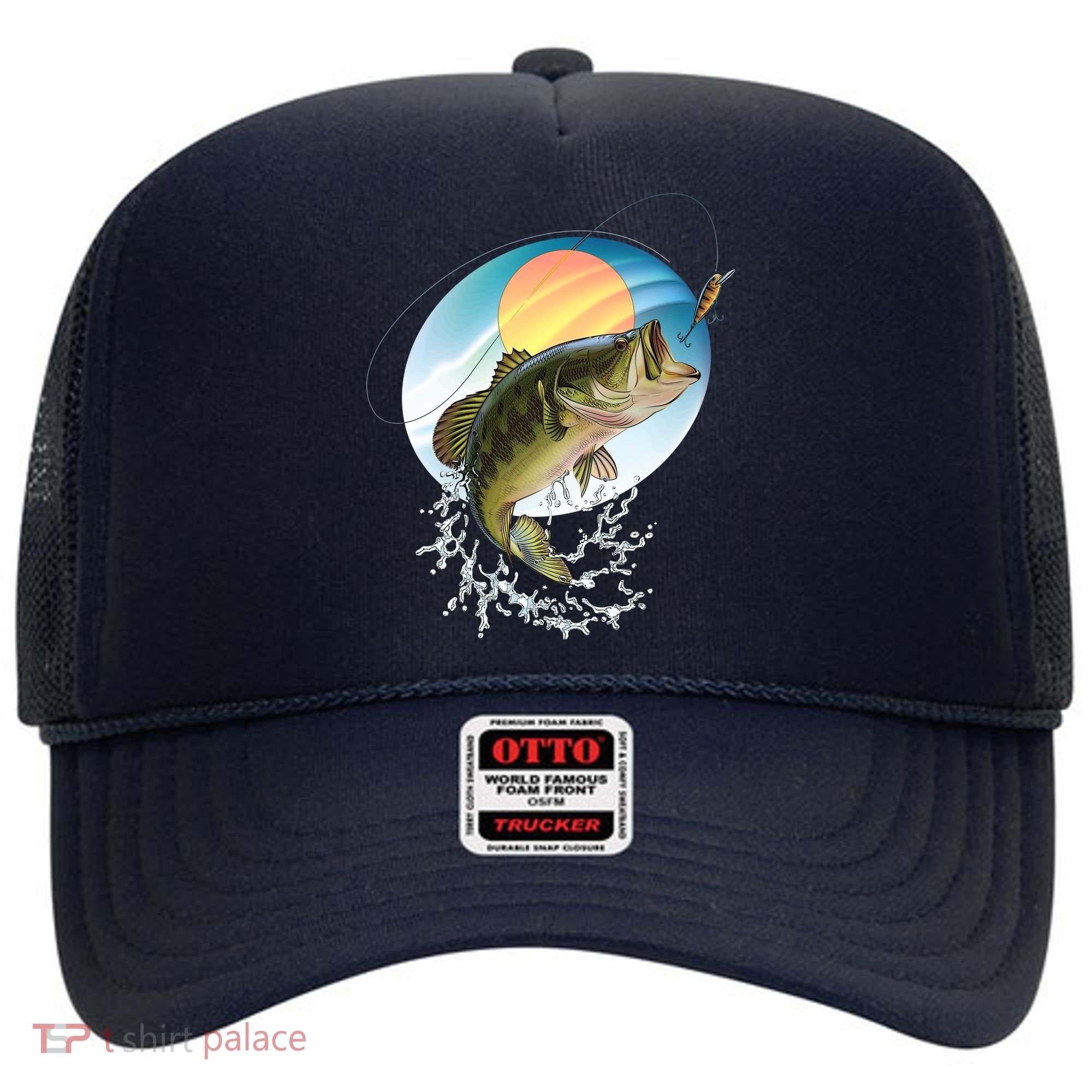 Fishing Leaping Bass  Hat