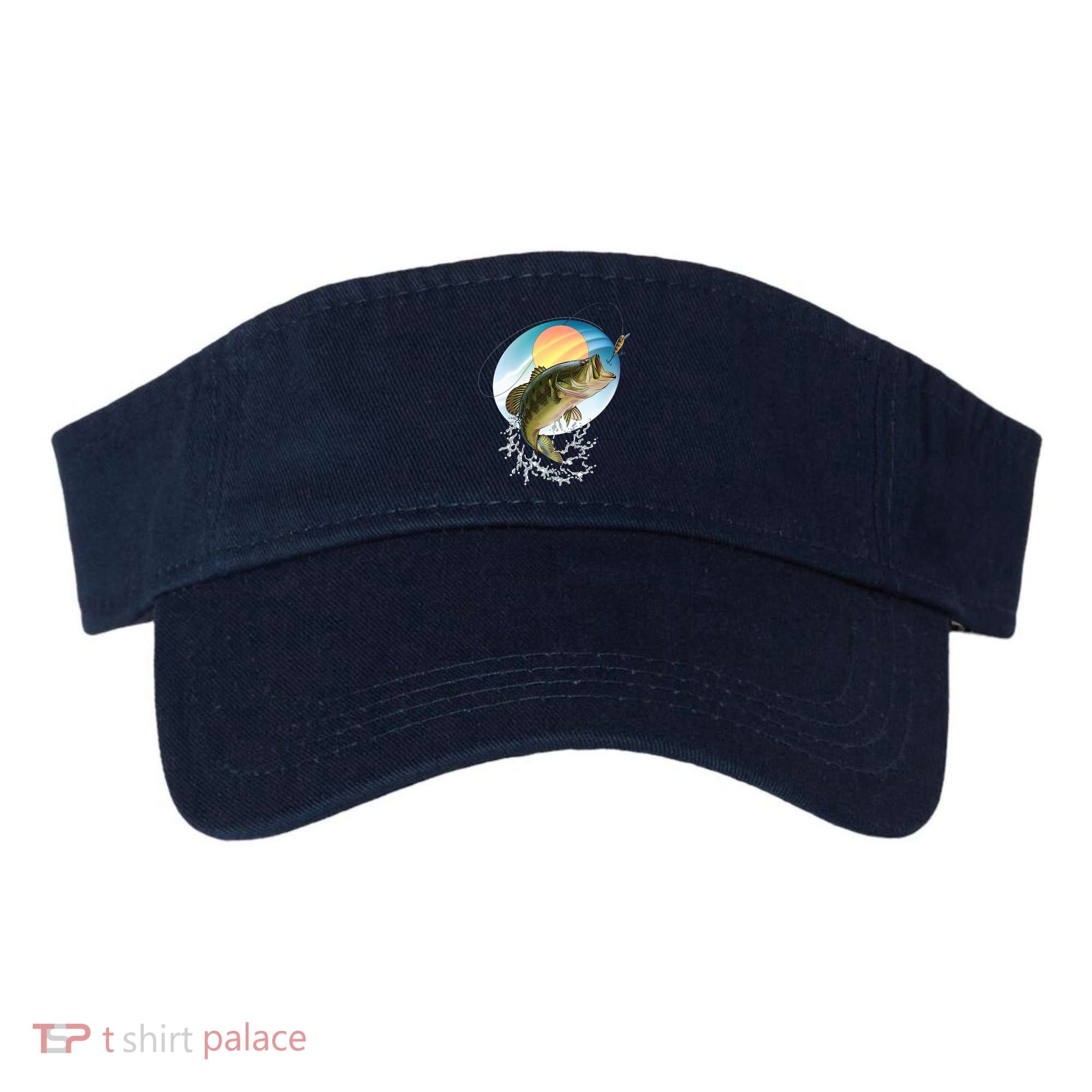 Fishing Leaping Bass  Visor