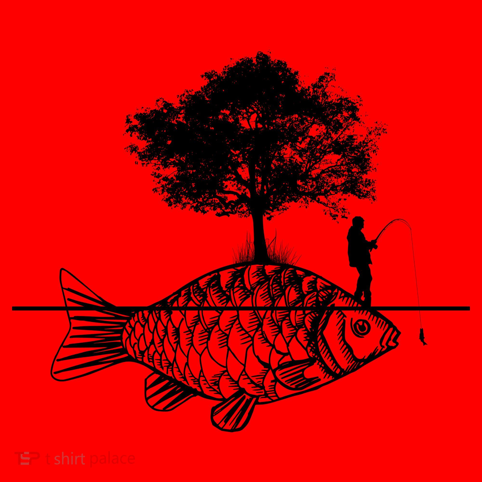 Fishing Life Santa Hat