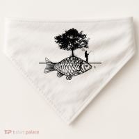 Fishing Life USA-Made Doggie Bandana thumb 0