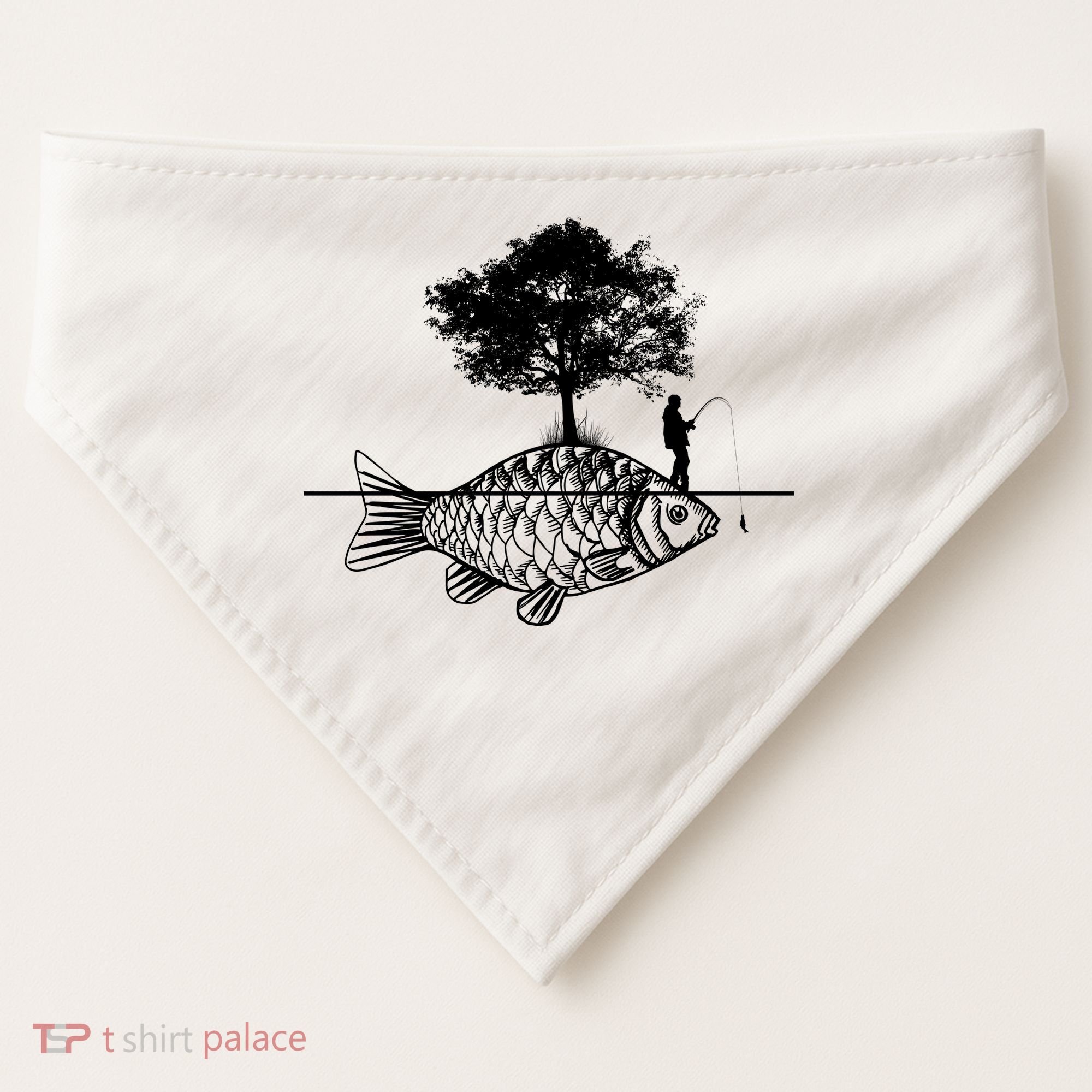 Fishing Life USA-Made Doggie Bandana