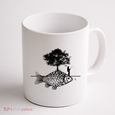 Fishing Life Coffee Mug back