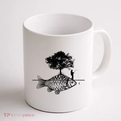 Fishing Life Coffee Mug back