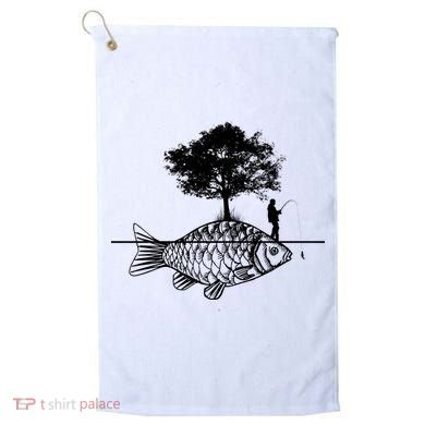 Fishing Life Golf Towel