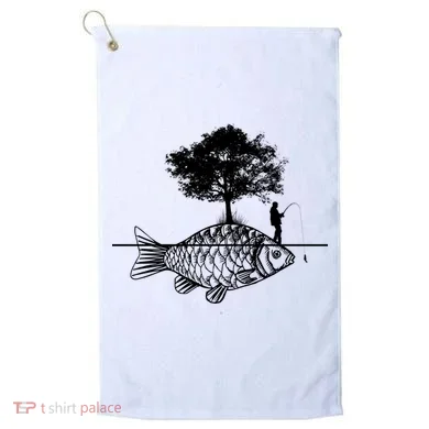 Fishing Life Golf Towel