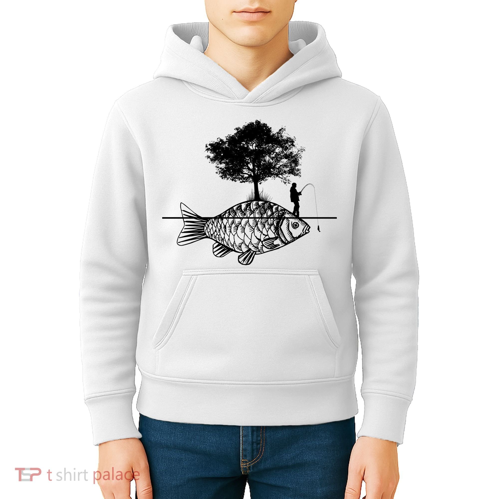 Fishing Life Kids Hoodie