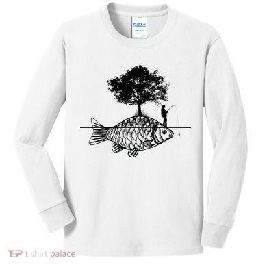 Fishing Life Kids Long Sleeve Shirt