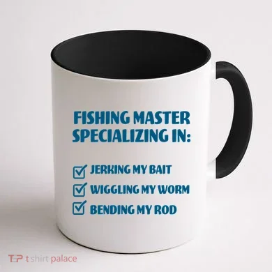 Fishing Master Specializing Coffee Mug back