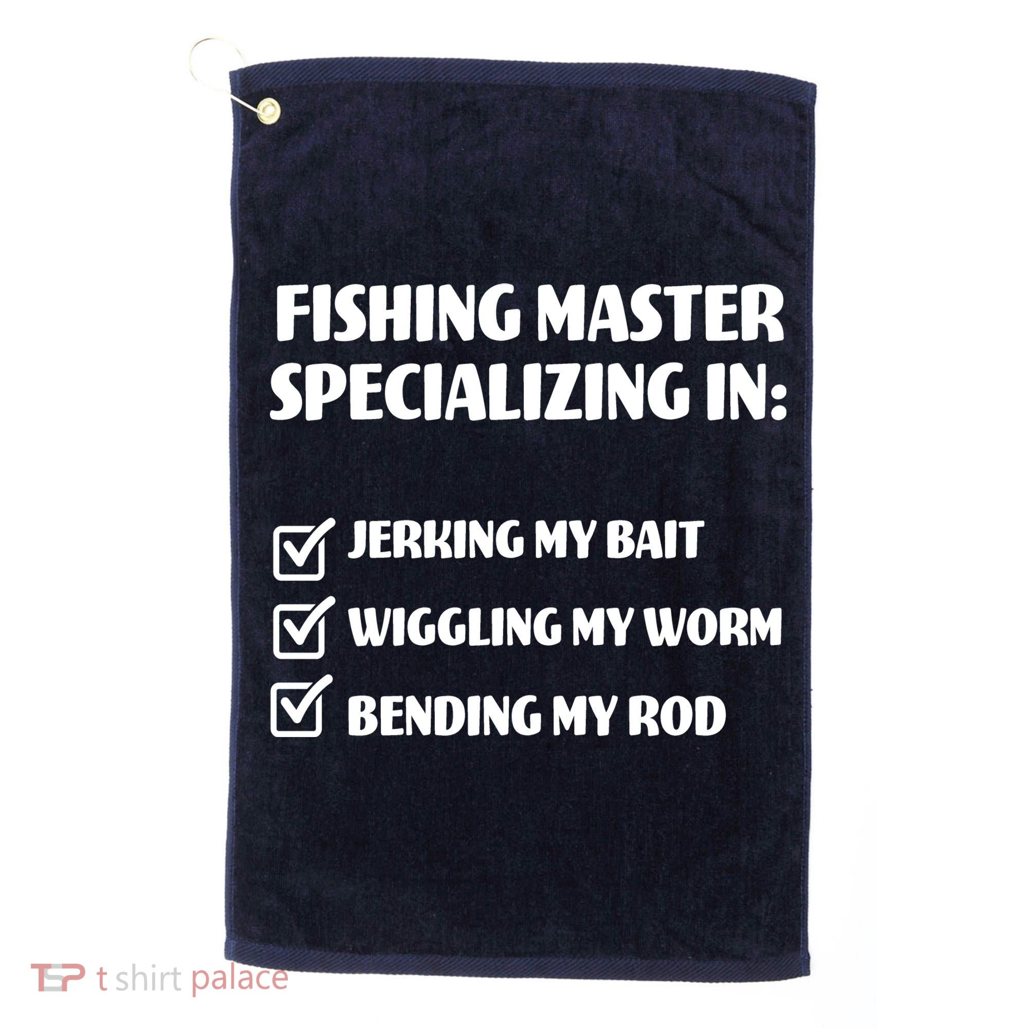Fishing Master Specializing Golf Towel