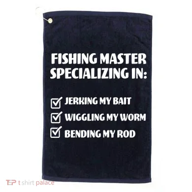 Fishing Master Specializing Golf Towel