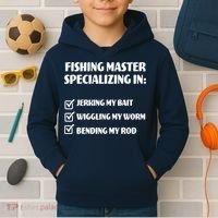 Fishing Master Specializing Kids Hoodie thumb 2