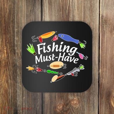 Fishing Must-Have Fishing Lures Coaster