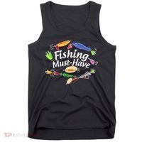 Fishing Must-Have Fishing Lures Tank Top thumb 0