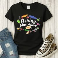 Fishing Must-Have Fishing Lures Women's T-Shirt thumb 3