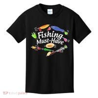 Fishing Must-Have Fishing Lures Kids T-Shirt thumb 0