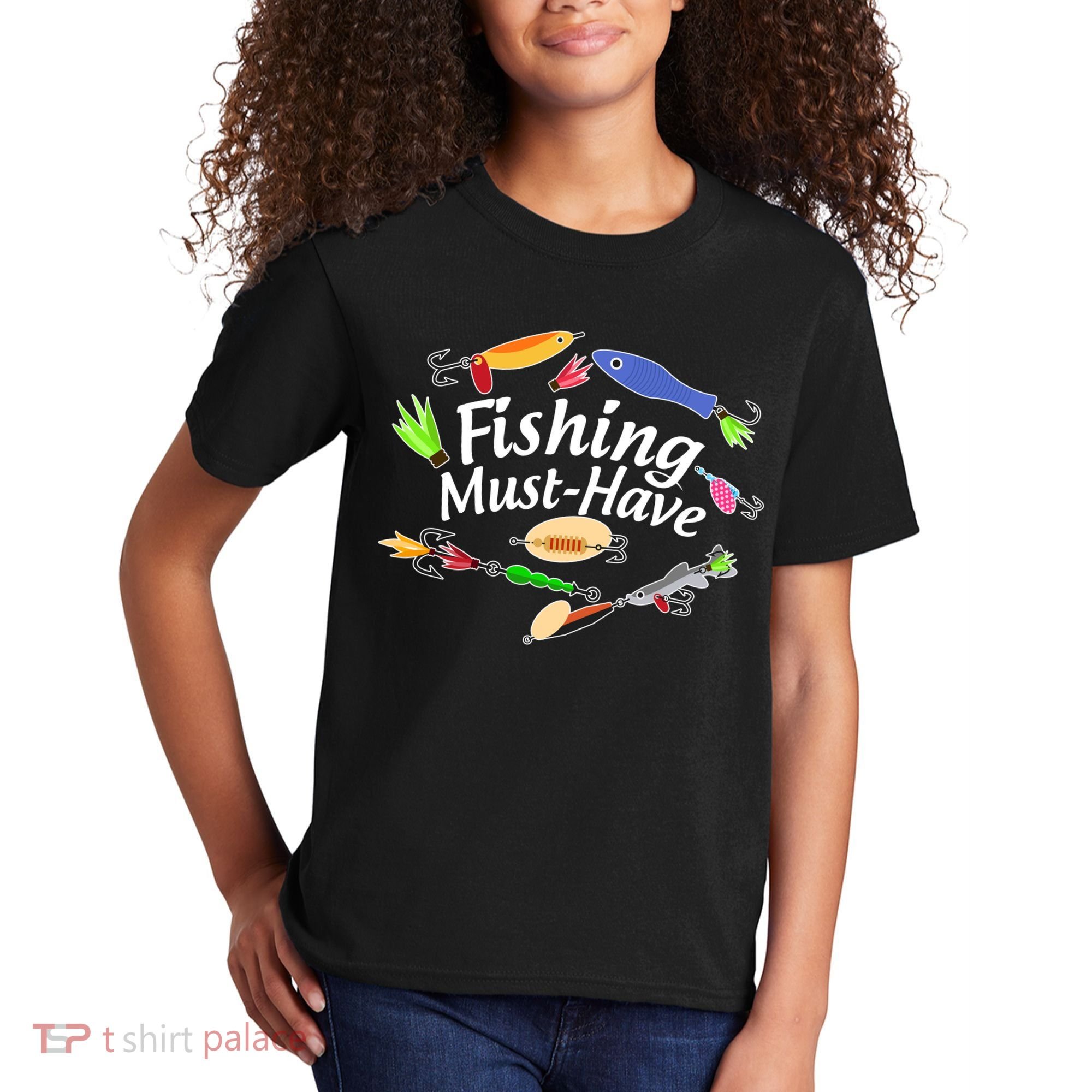 Fishing Must-Have Fishing Lures Kids T-Shirt