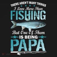 Fishing Papa There Aren't Many Things I Love More Ornament thumb 1
