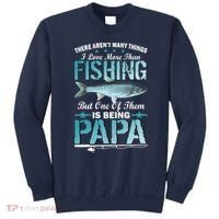 Fishing Papa There Aren't Many Things I Love More Sweatshirt thumb 0