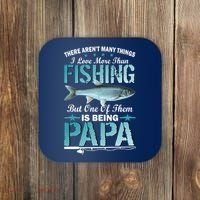 Fishing Papa There Aren't Many Things I Love More Coaster thumb 0