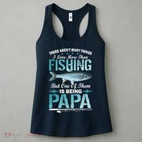 Fishing Papa There Aren't Many Things I Love More Women's Tank Top thumb 3