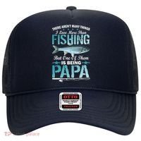 Fishing Papa There Aren't Many Things I Love More Hat thumb 0